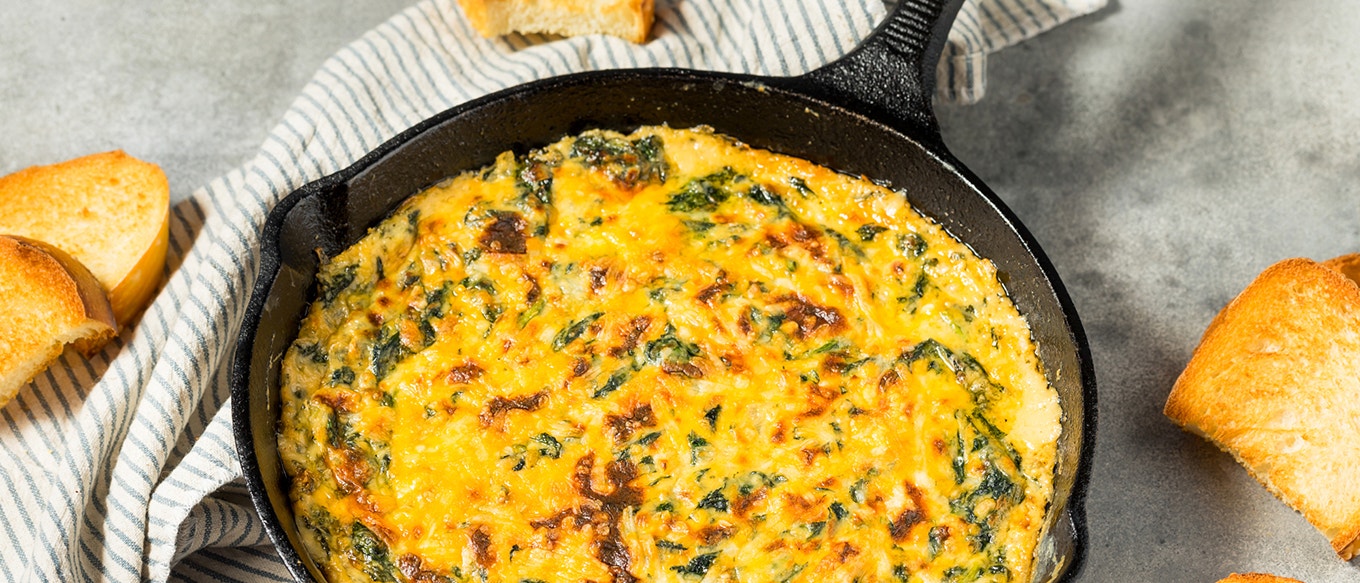 Channa Masala Spinach Dip