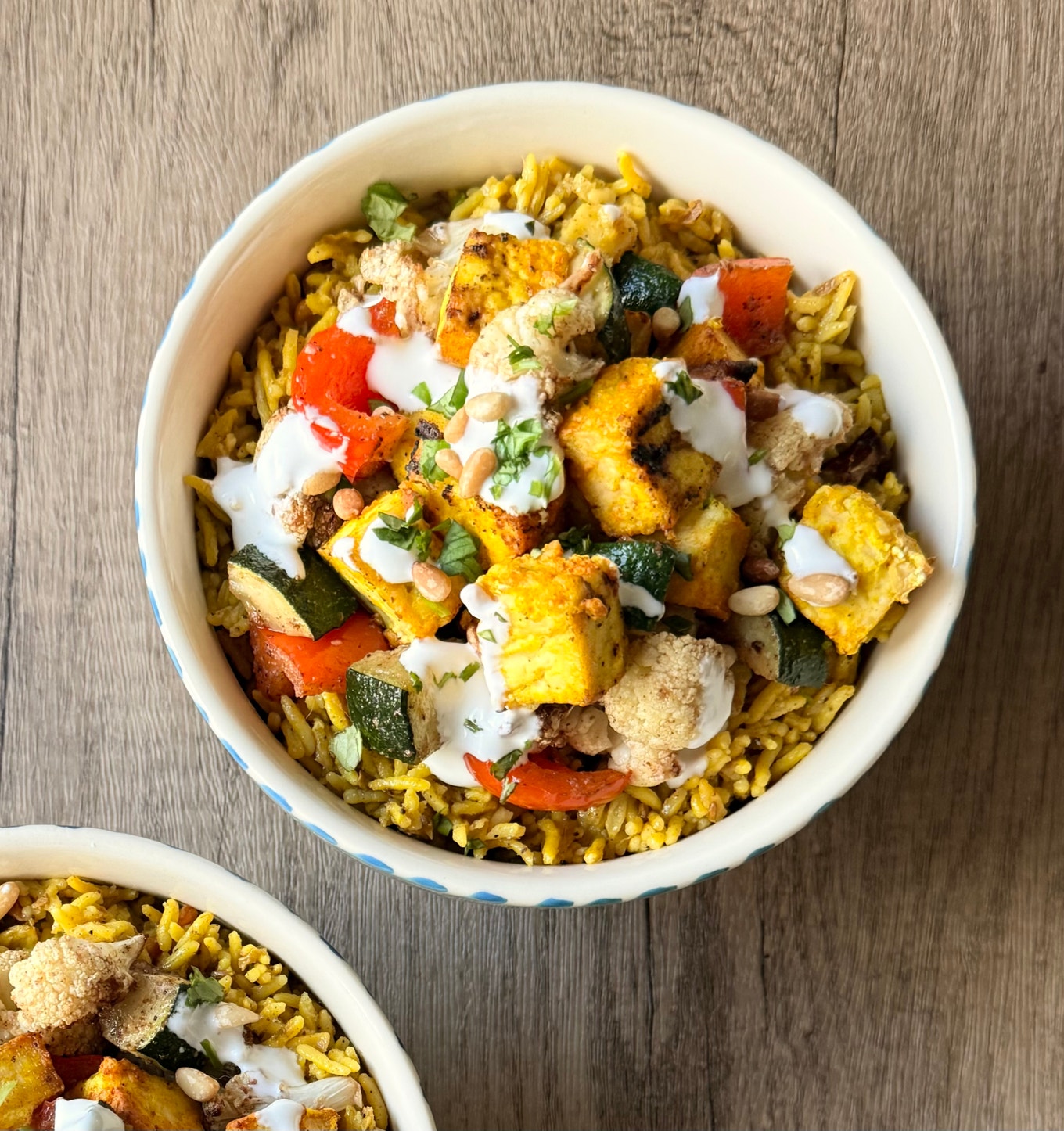 Roasted Vegetable & Tofu Biryani