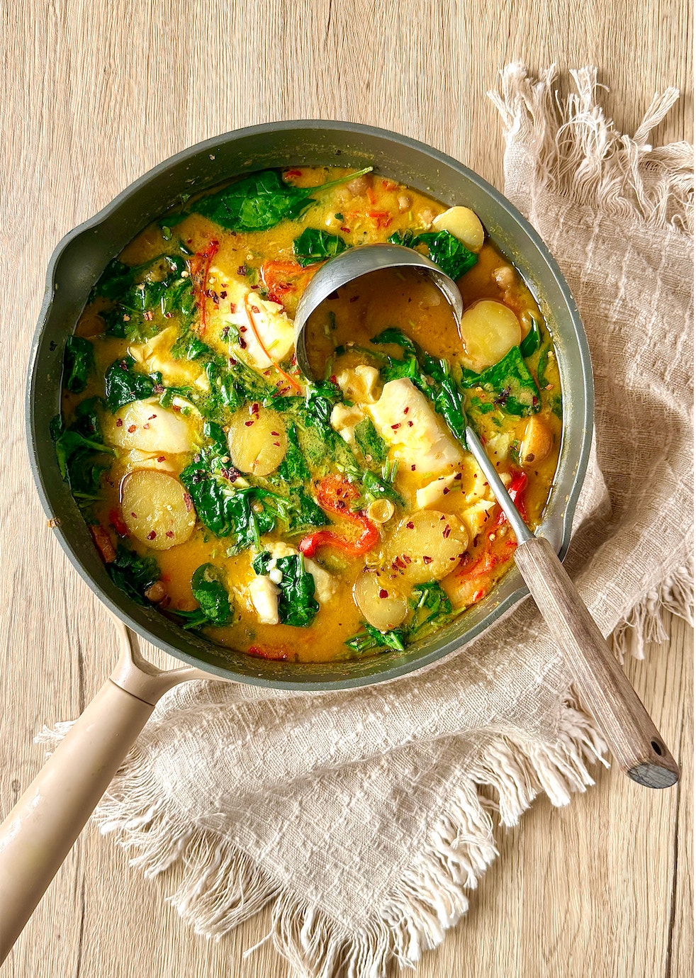 Coconut Curry Stew with Fresh Cod