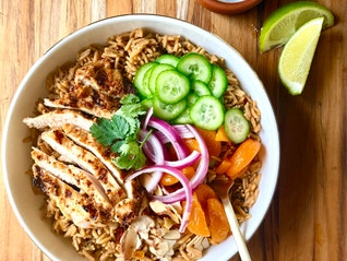 Chili Garlic Ground Beef Indian Fried Rice